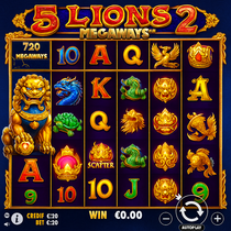 SpyBet - 5 Lions Megaways 2 Slot - Pragmatic Play
