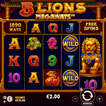 SpyBet - 5 Lions Megaways 2 Slot Game