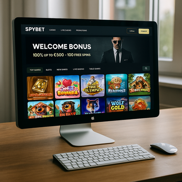 SpyBet - Desktop Platform Design - Polish Casino Interface